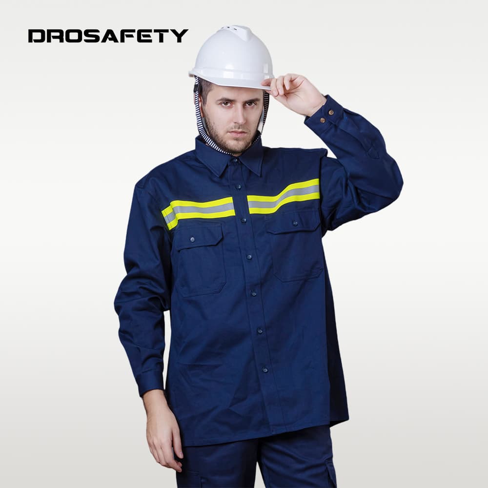 反光阻燃防電弧工作衫焊接冶金工作制服