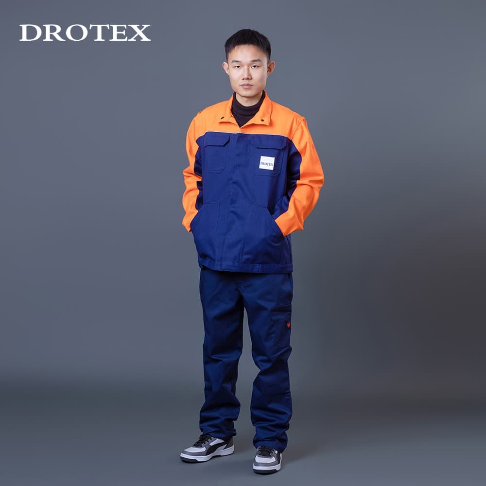 采礦維修工工作服套裝夾克褲子阻燃耐磨工裝